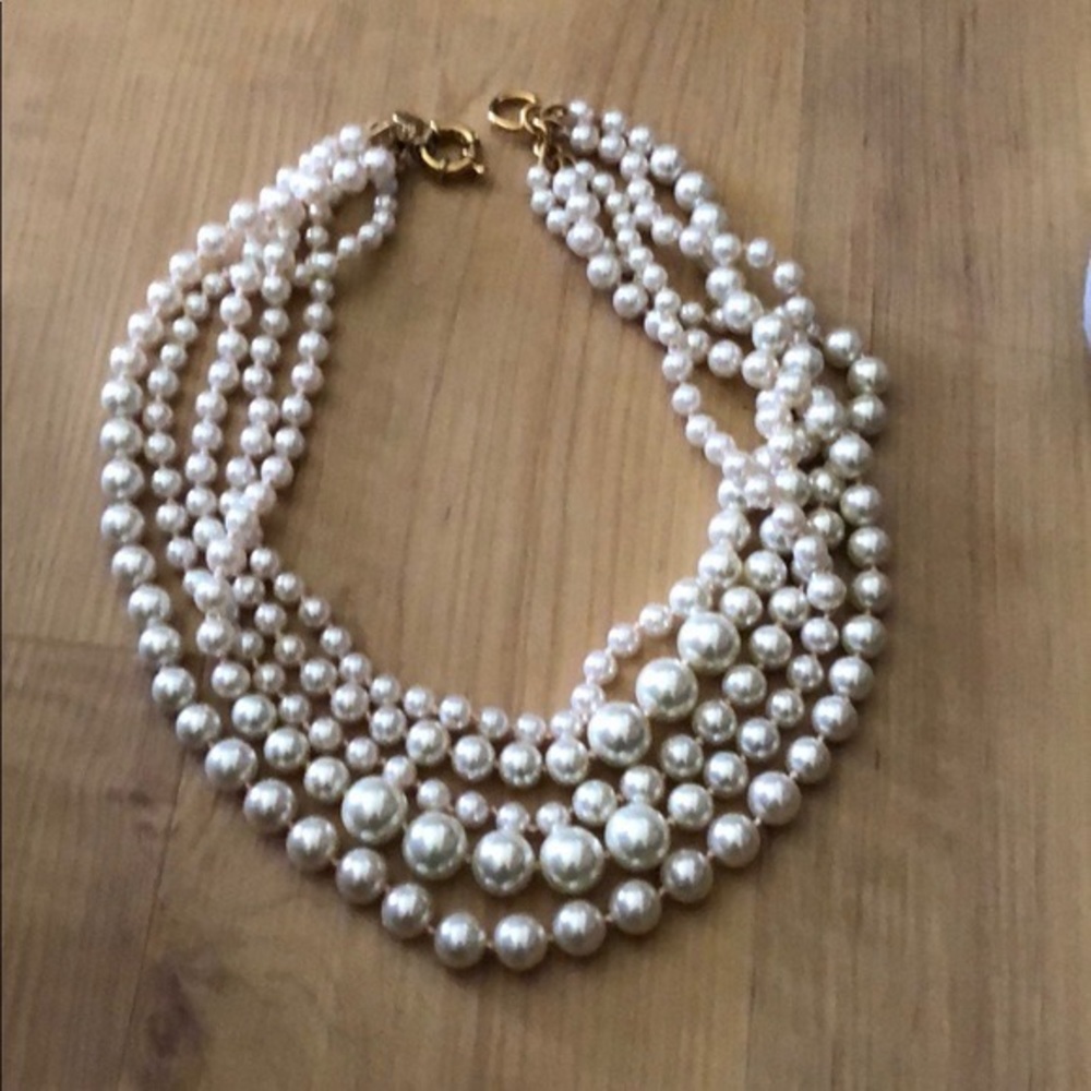 J. Crew Hammock Pearl Necklace